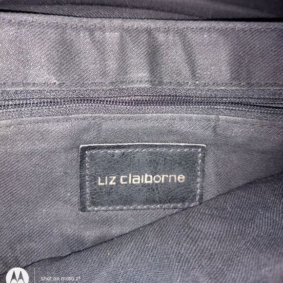 Liz Claiborne Brown Leather Shoulder Bag Purse - Picture 5 of 16